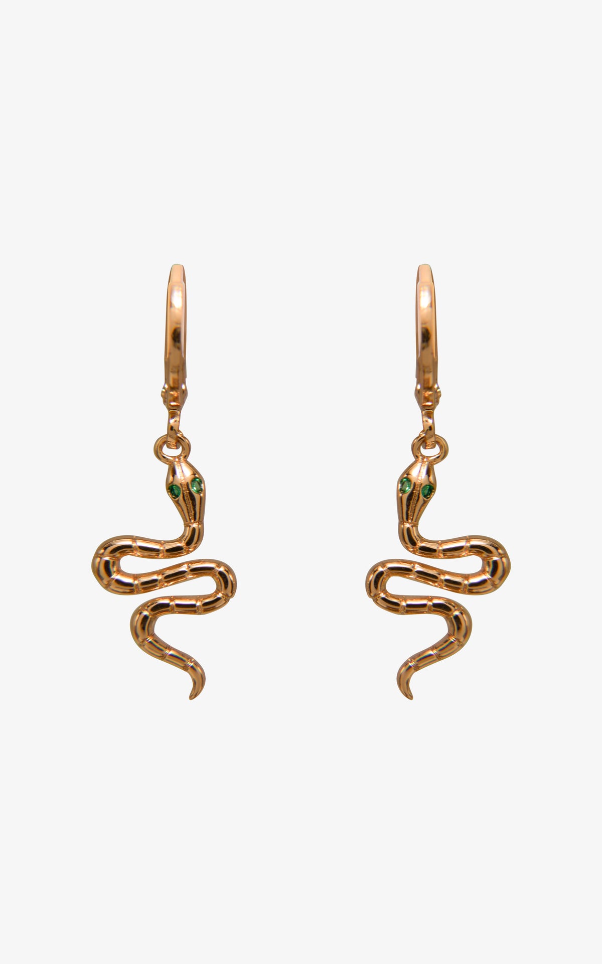 Serpent's Secret Huge Hoop Earrings