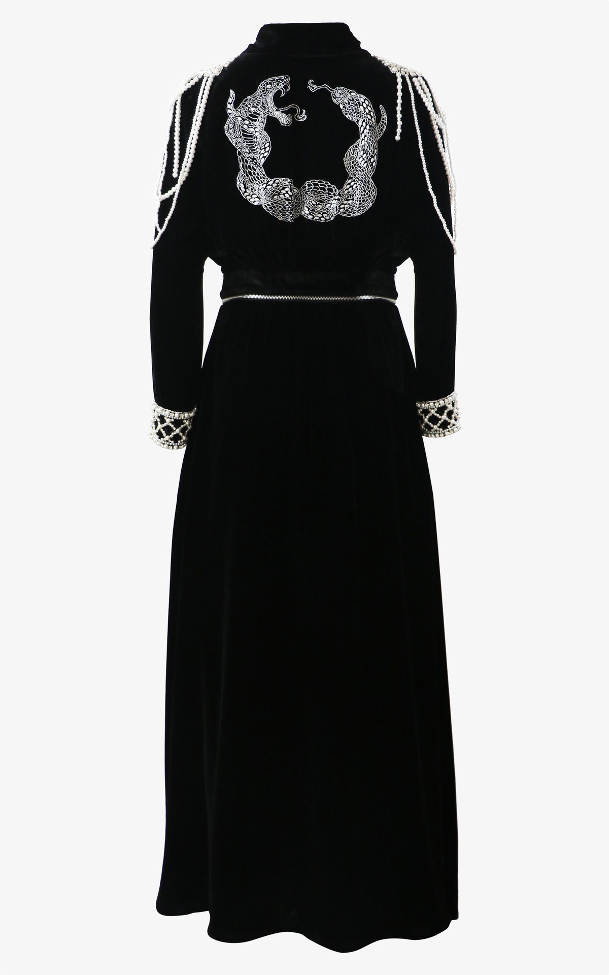 Revelation Royal Cape With Pearl Embellishments
