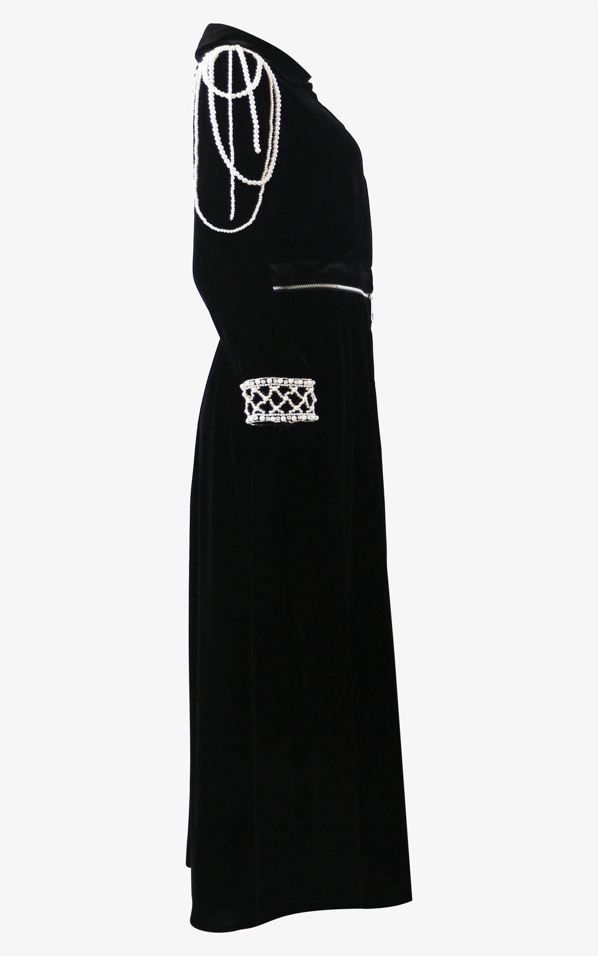 Revelation Royal Cape With Pearl Embellishments