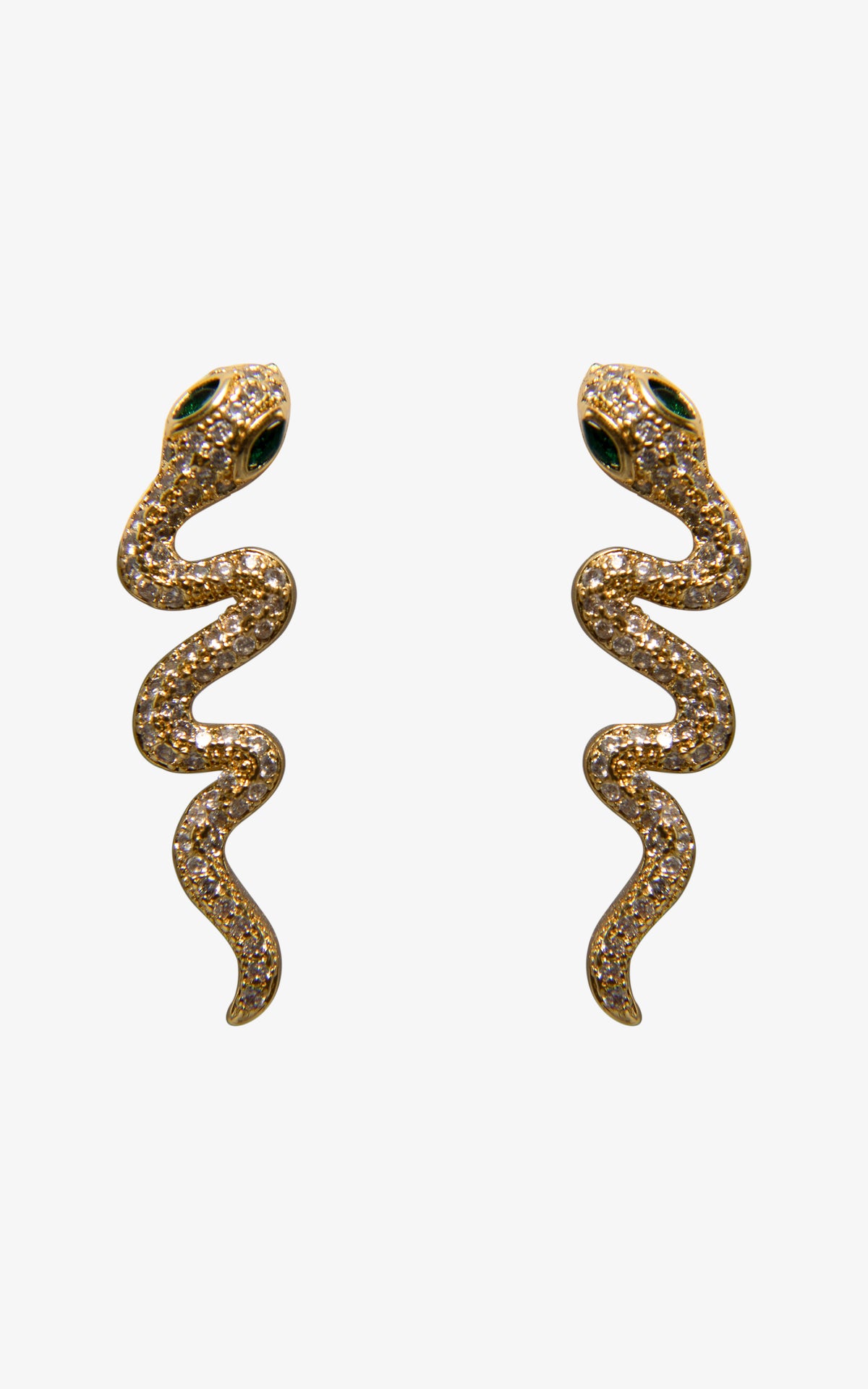 Glamorous Snake Stud Earrings