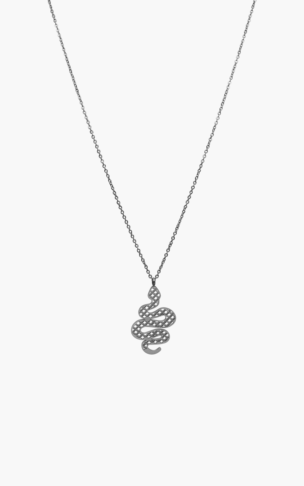 Geometric Serpent Necklace