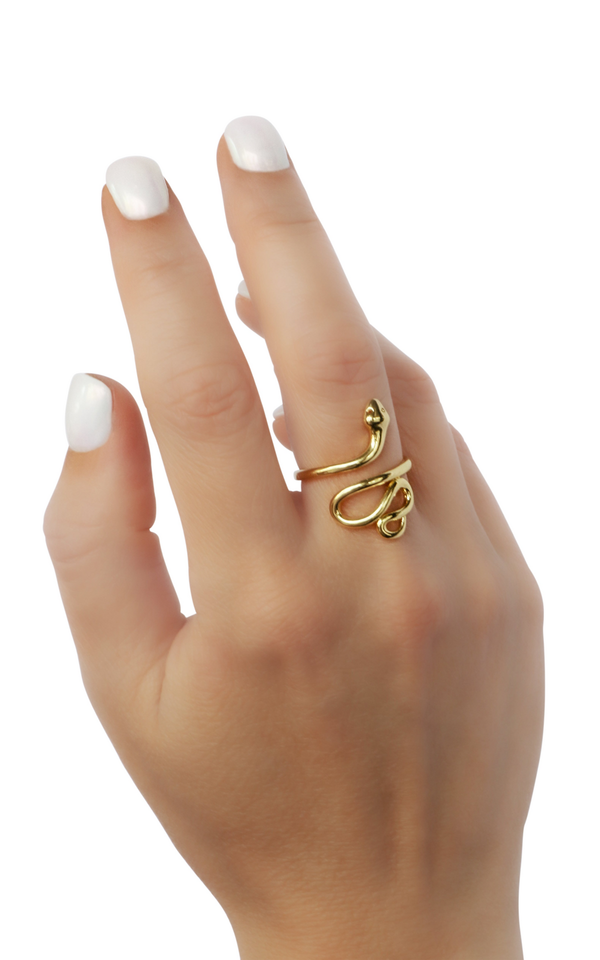 Modern Coiled Snake Ring