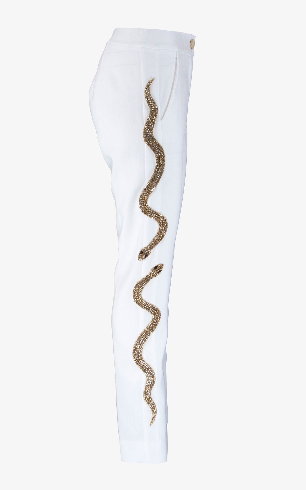 Haute Couture Golden Serpent Pants